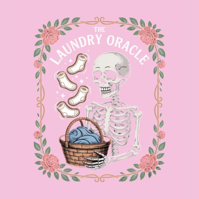 The Laundry Oracle Skeleton Laundry Humor