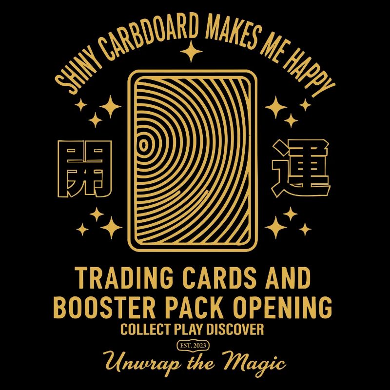 Pack d’extension de cartes à collectionner joyeuses en carton brillant