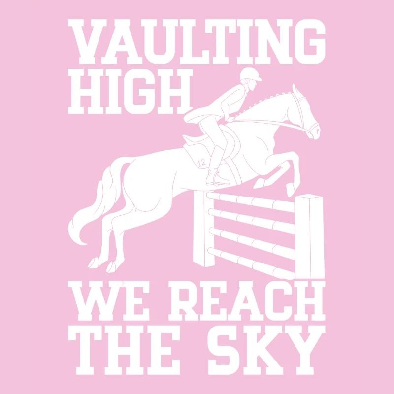 Cavalier à cheval de saut