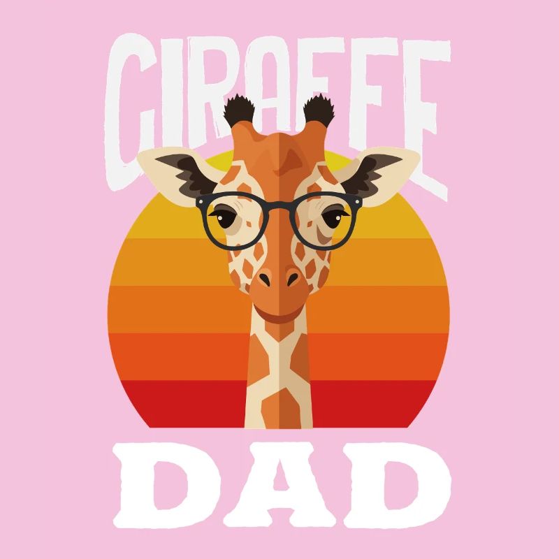 Cool Giraffe Dad Glasses Retro