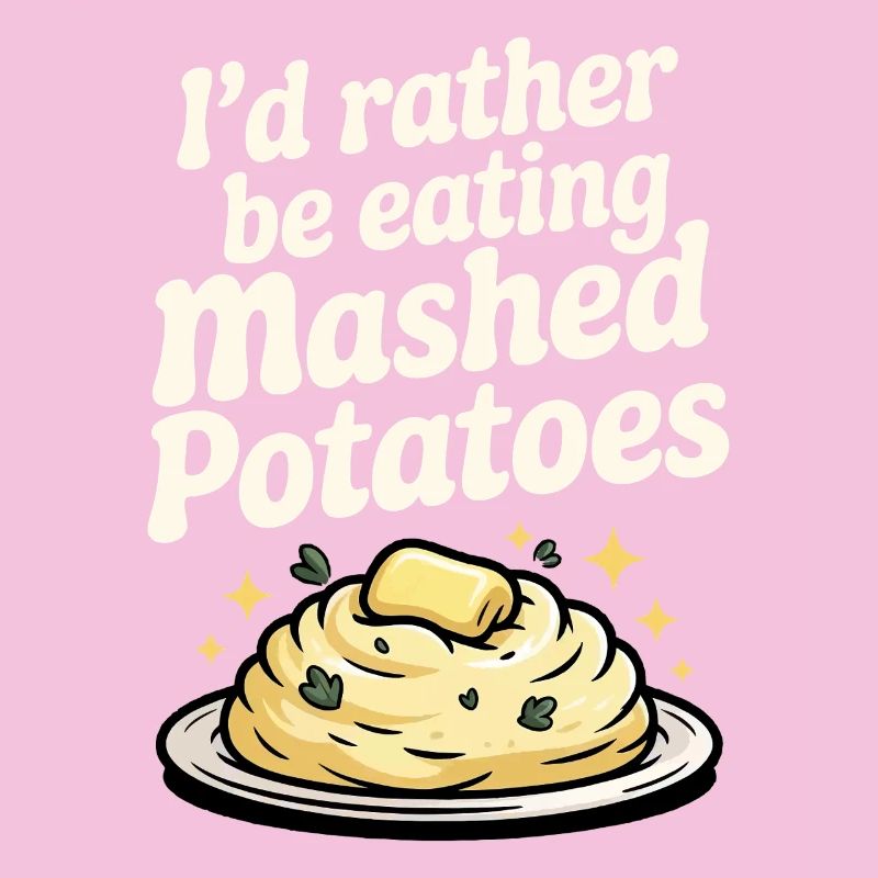 I'd rather eat mashed potatoes