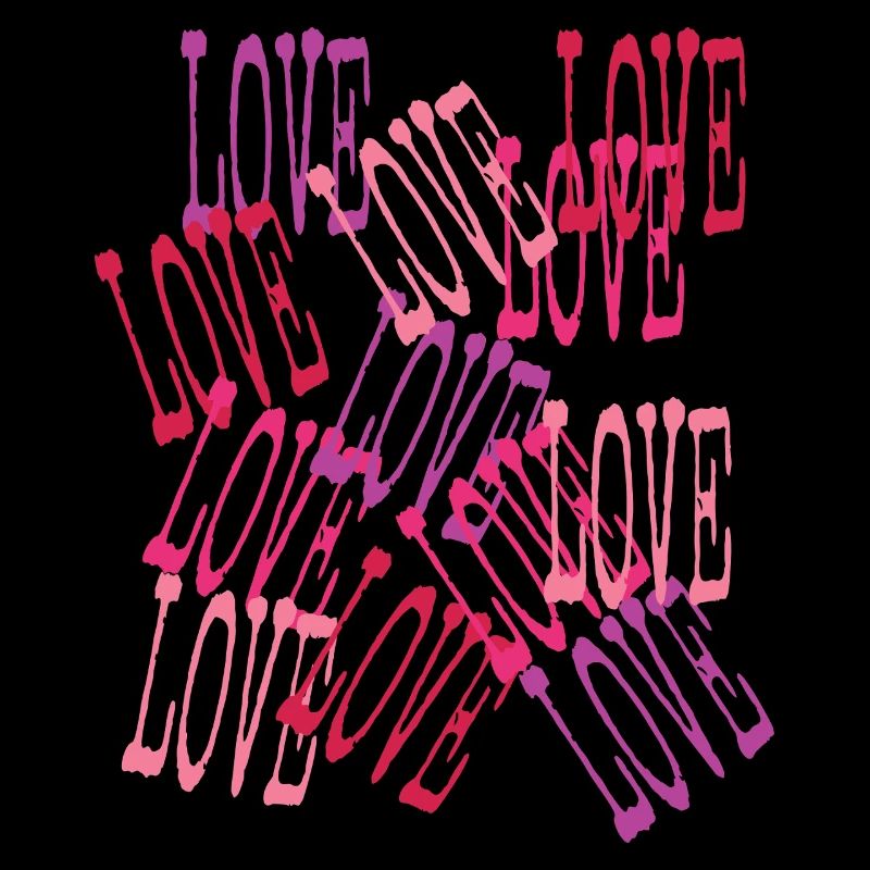 Love Cascading Romantic Lettering