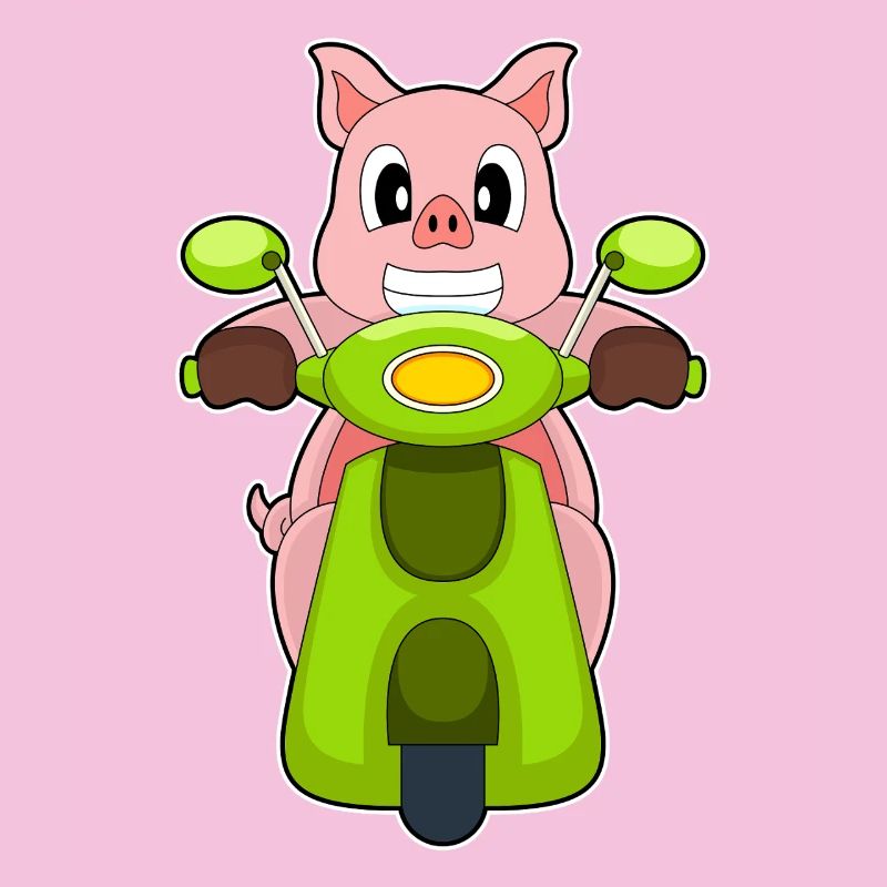 Trottinette Cochon