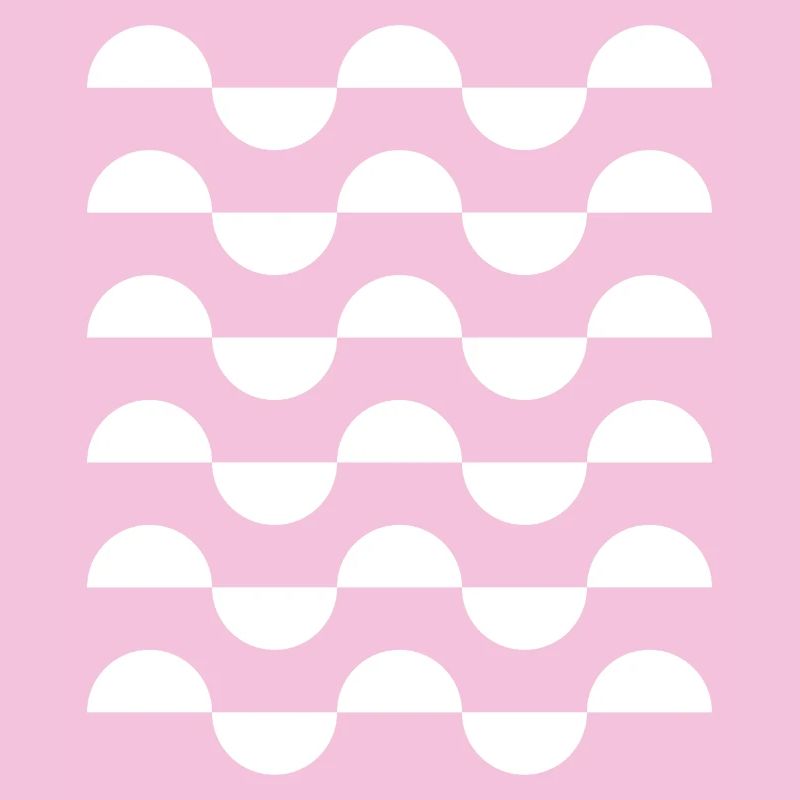 Monochrome Wave Arc Repeat