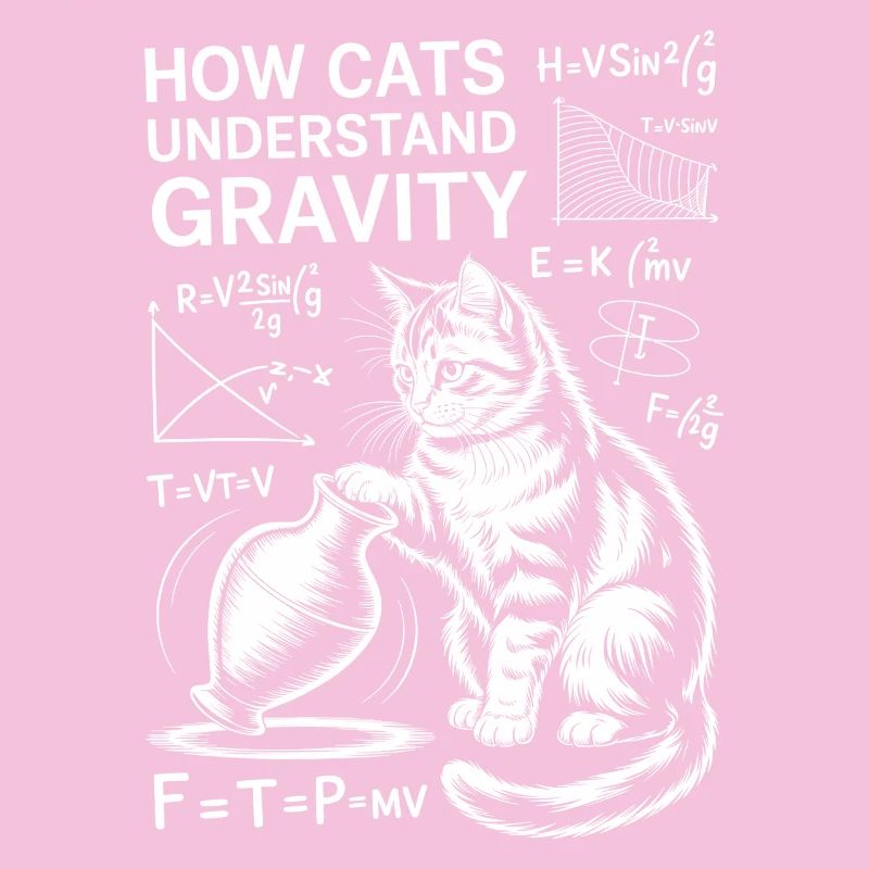 Physics Cats Sayings Math Joke Physics Gift