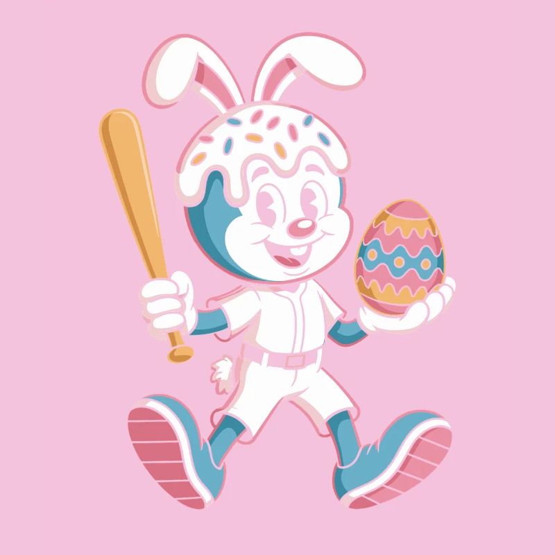Hoppelhase avec œuf de Pâques