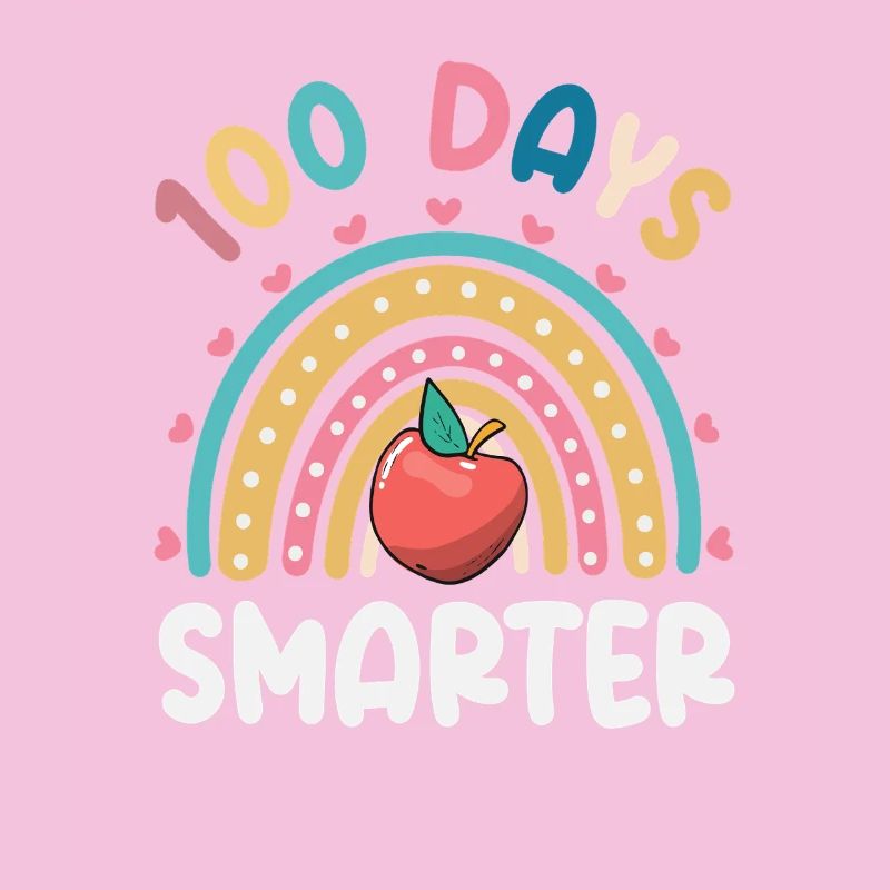 100 Tage Schlauer Regenbogen Schule