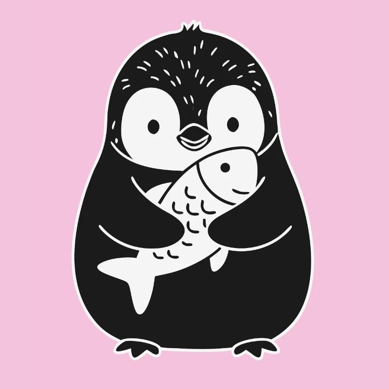 Poisson-pingouin, animal mignon