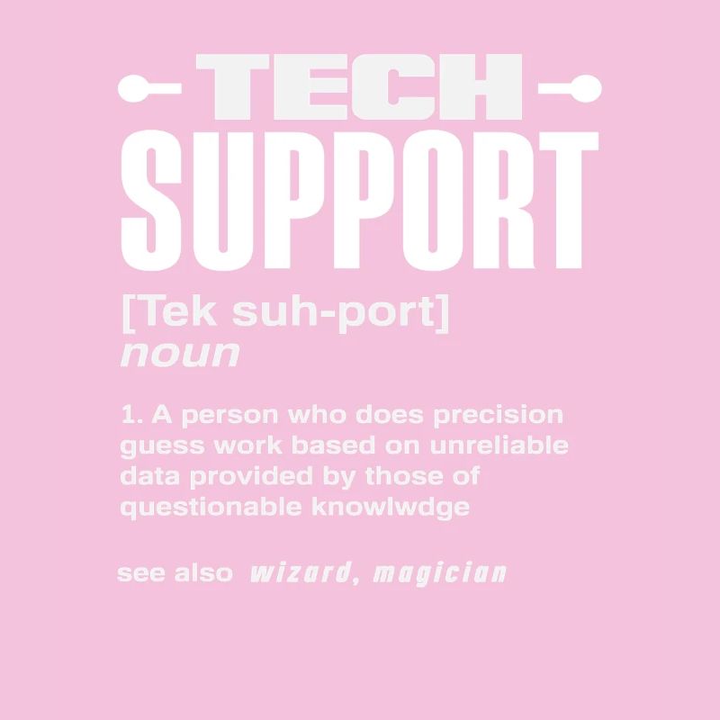 Funny Tech Support Definition Magician IT