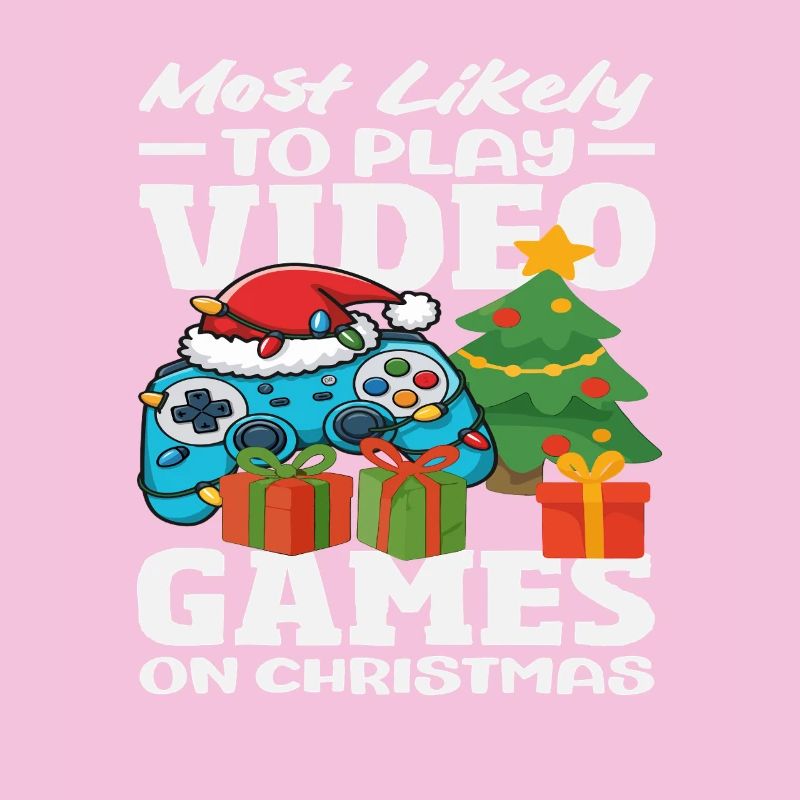 Probably playing video games Christmas