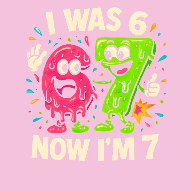 7. Geburtstag Kinder 67 Meme Humor Geschenkidee