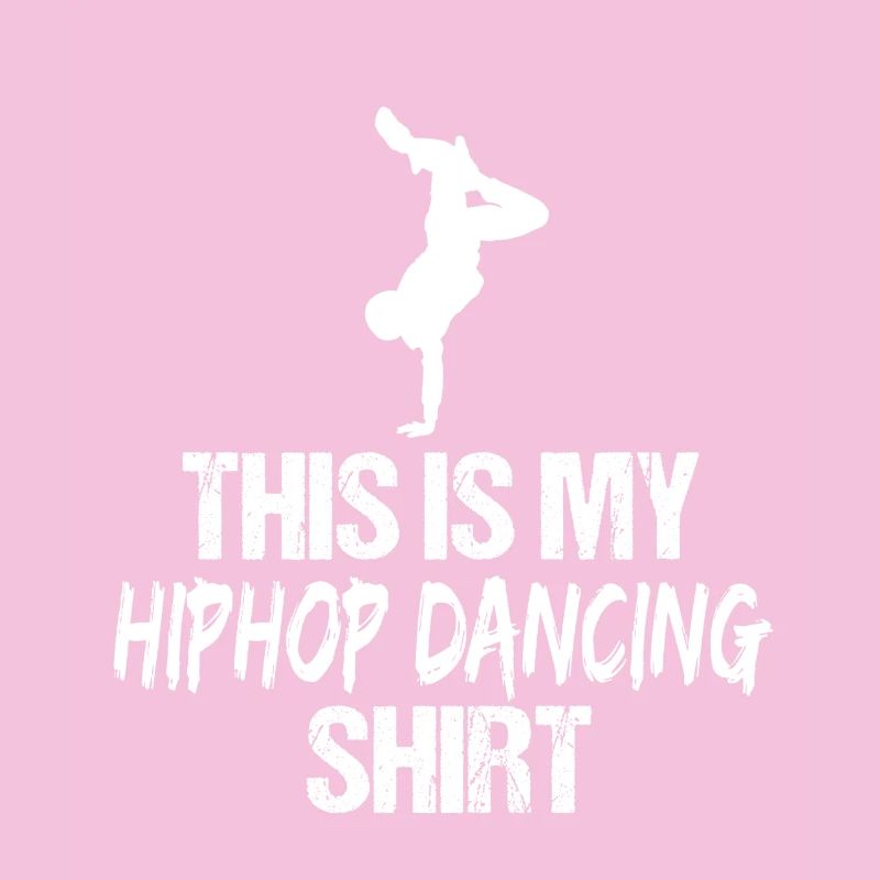 Silhouette de danseuse de rue Retro Breakdance Hip Hop