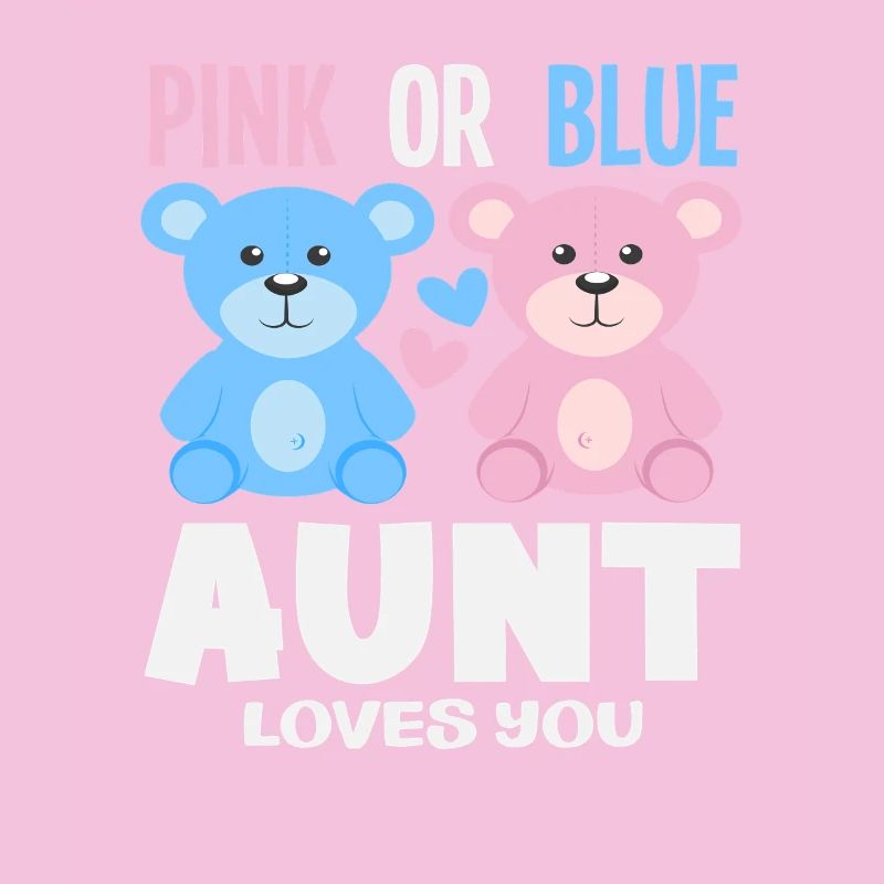 Pink Oder Blau Tante Liebt Dich