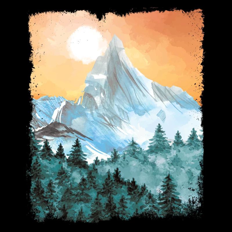 Hiking Mountains Hike Vintage