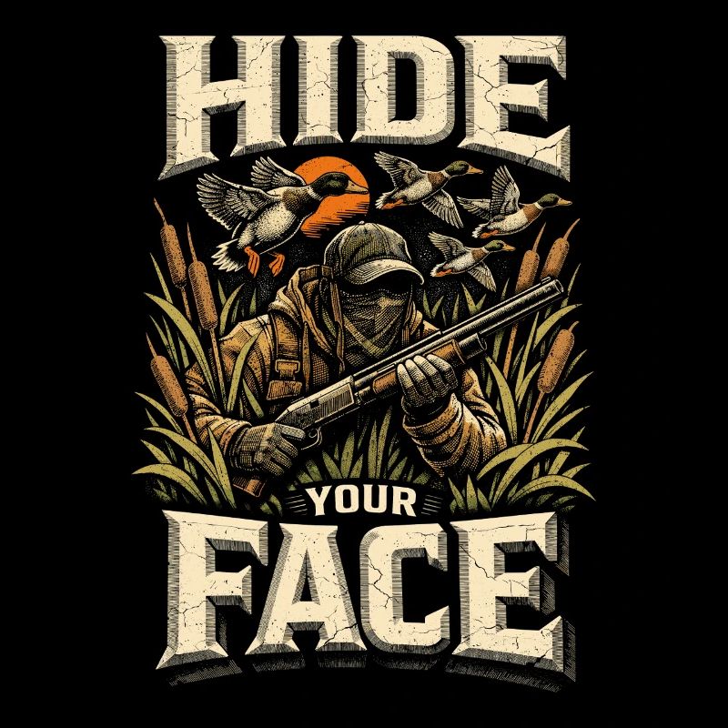 Chasse aux canards Cache ton visage