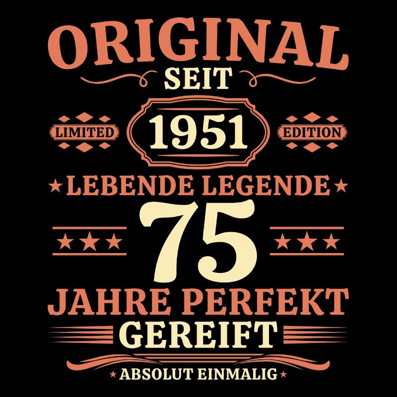 Original 1951 – Lebende Legende 75. Geburtstag