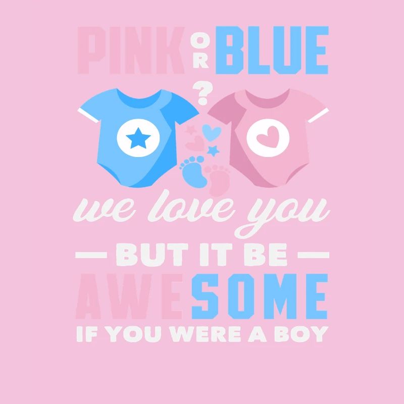 Rose ou bleu serait parfait si c’est un garçon