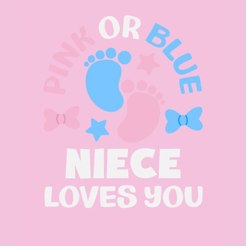 Pink Oder Blau Nichte Liebt Dich Gender Reveal