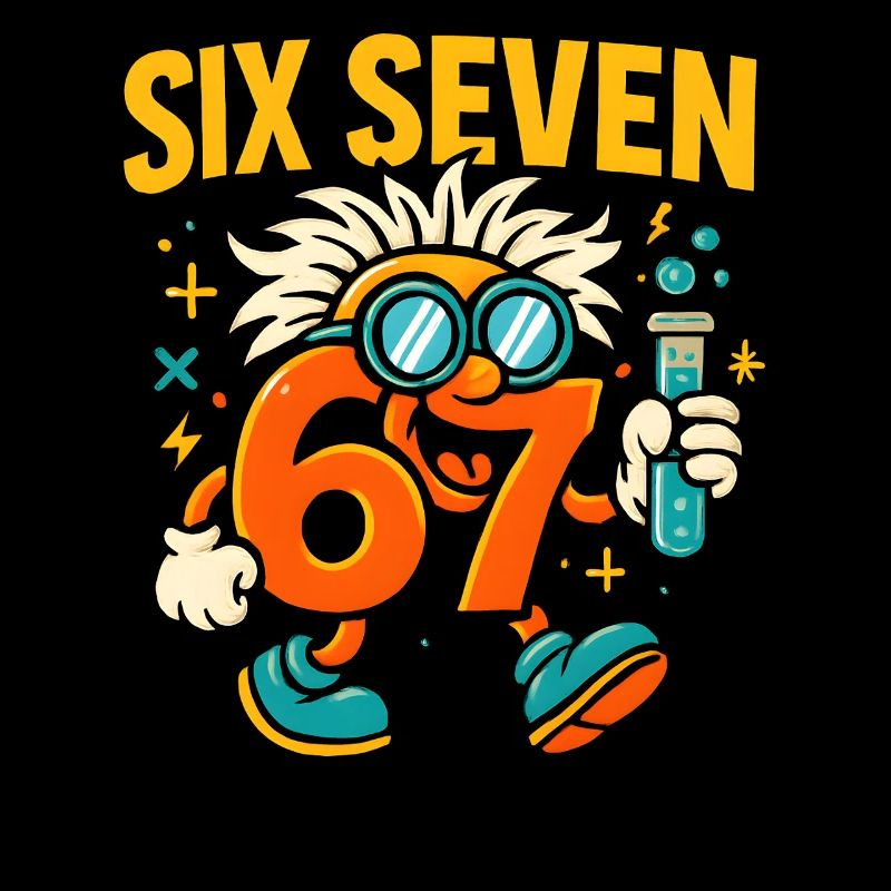 Six Seven 67 Wissenschaft Humor Nerd Geschenkidee