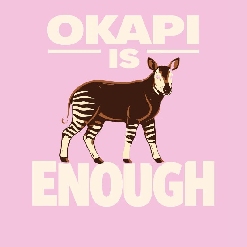Okapi Lovers Okapi Animal Rare Wildlife Love