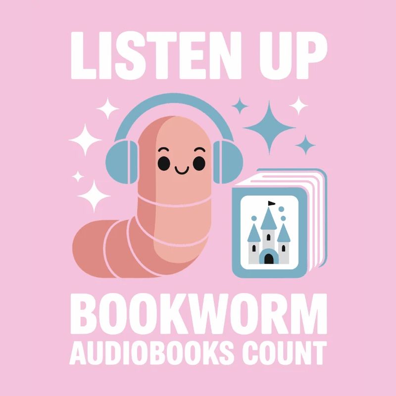 Bookworm Audiobook Fans Relaxed Reader Moments