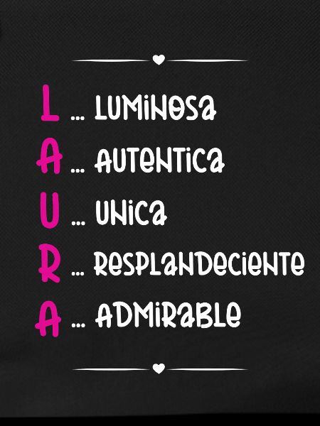 Laura Personalized Name