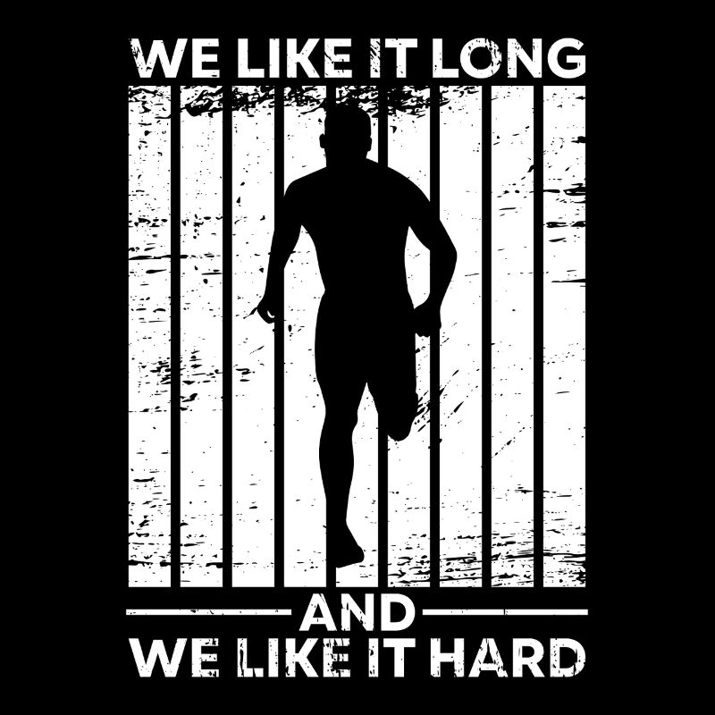 Marathon Runner We Like It Long & Hard Running