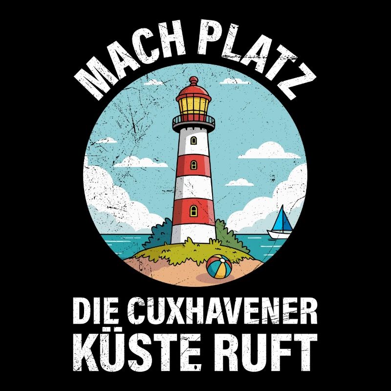 Nordsee Urlaub MACH PLATZ CUXHAVENER KÜSTE RUFT