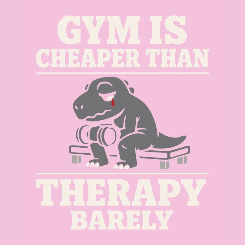 Emo Dinosaurier Lustiges Gym Sad Workout Lifting