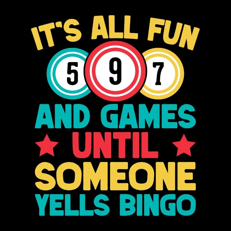 Bingo Game It´s All Fun & Games Until Someone