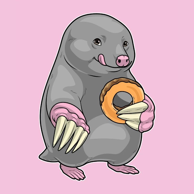 Maulwurf Donut