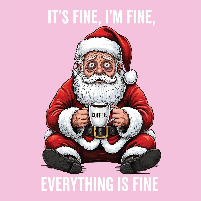 C’est bon, je vais bien, café stressant à Noël