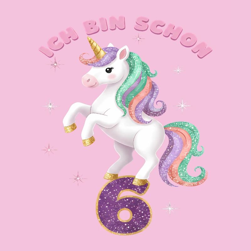 1. Geburtstag Einhorn Mädchen Ich bin schon 1