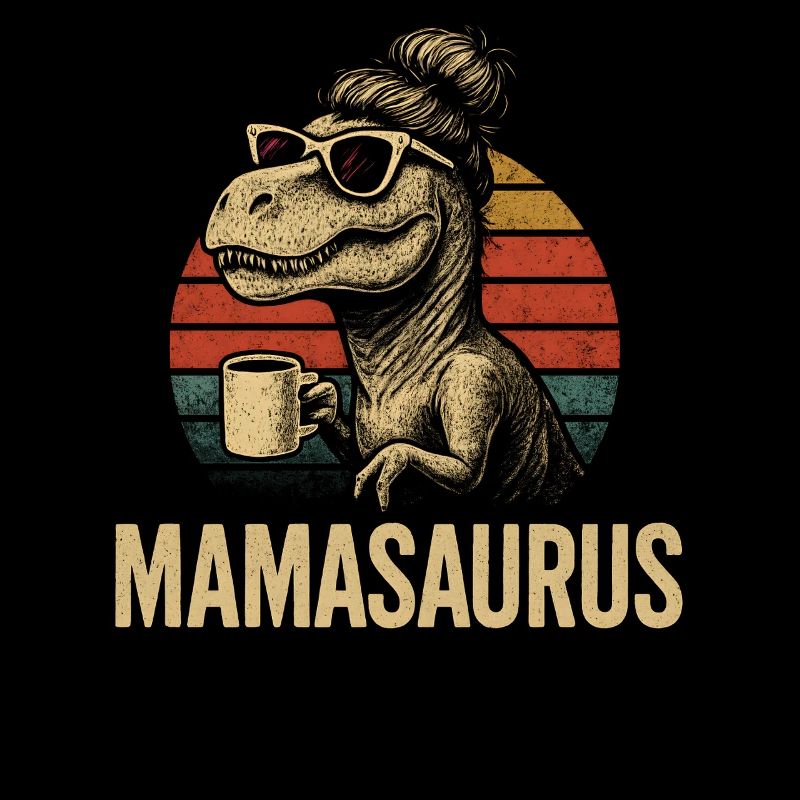 Mamasaurus Mama Mutter Geschenkidee Humor Lustig