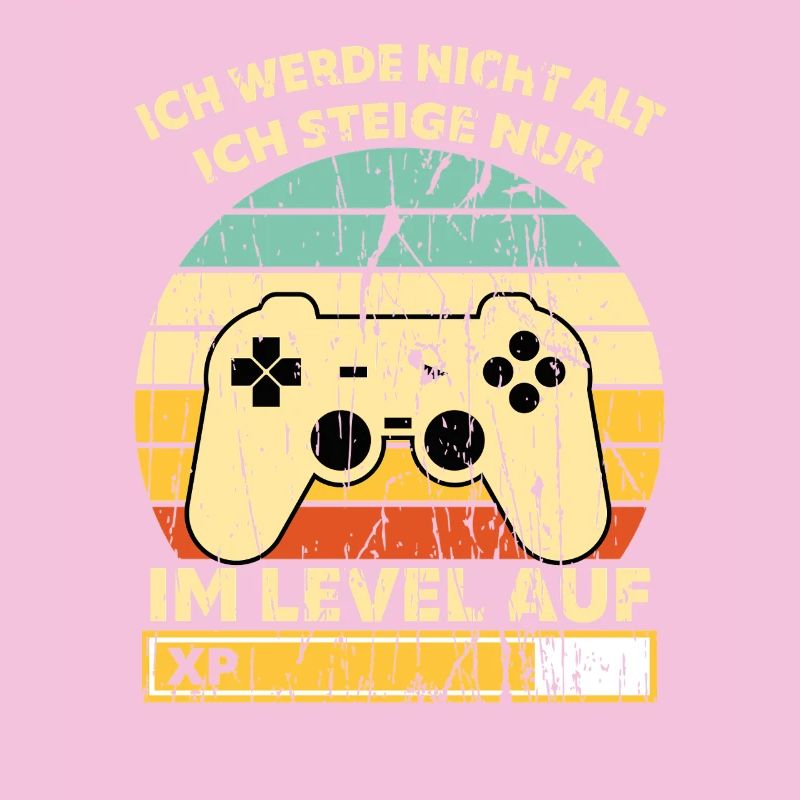 Levelaufstieg Retro Controller Geburtstag