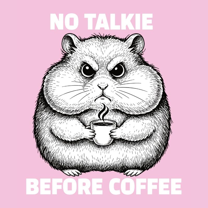 Pas de conversation devant un hamster amateur de café