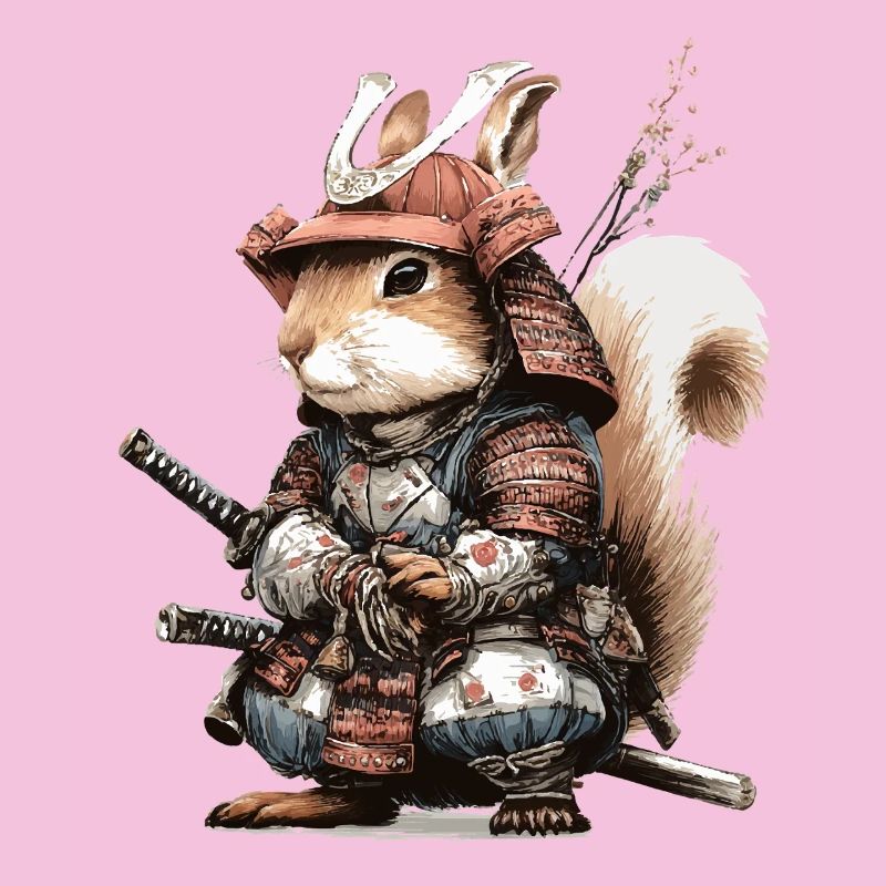Squirrel Samurai in Armor