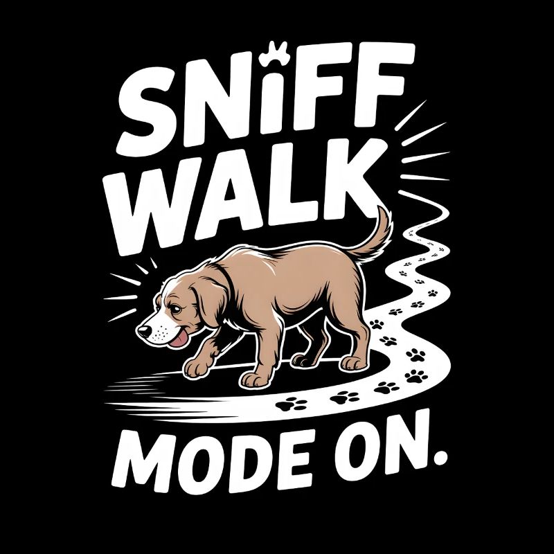Sniff Walk Mode On Hund Nasenarbeit Spaß