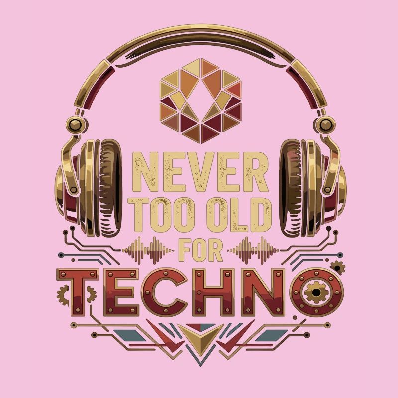 Never Too Old For Techno DJ Rave