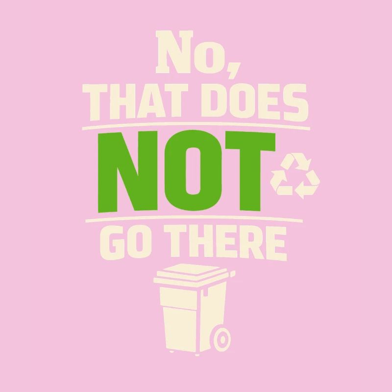 No, that doesn't belong there | Waste separation