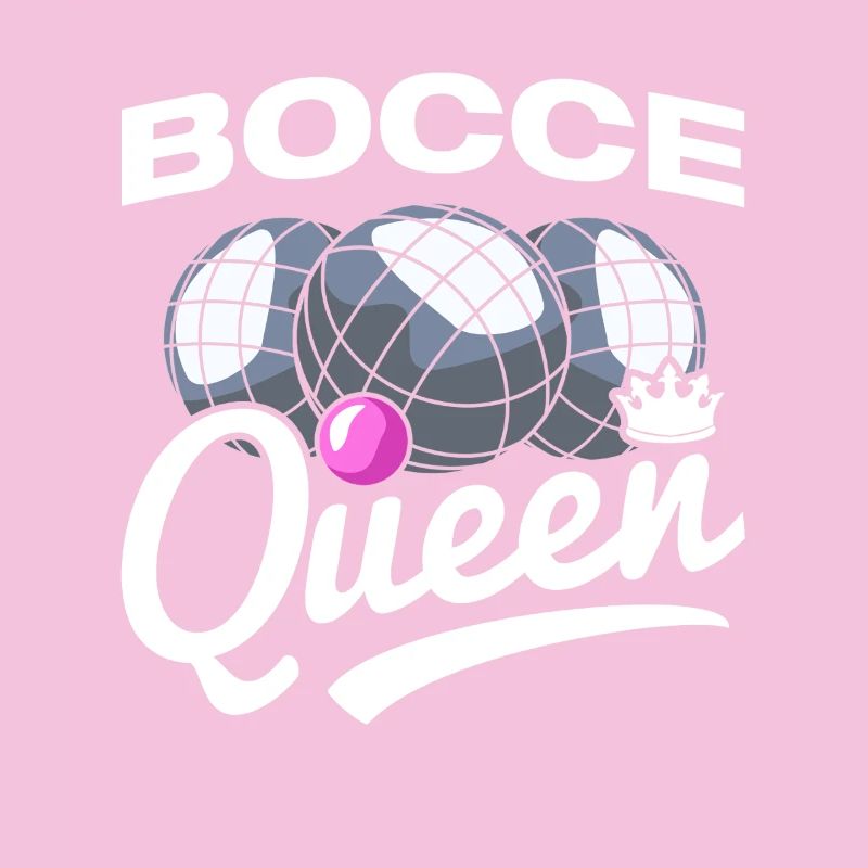Joueuse de bocce Queen Petanque Boule