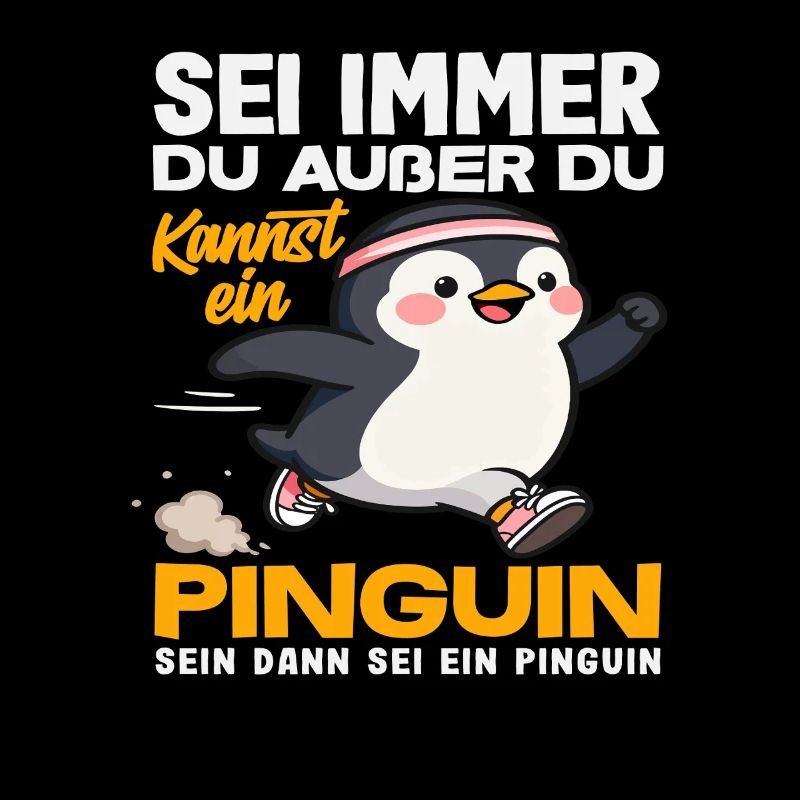 Sei immer du selbst außer Pinguin