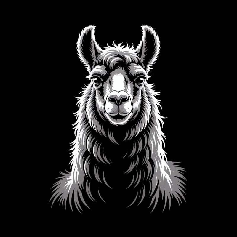 Portrait de lama