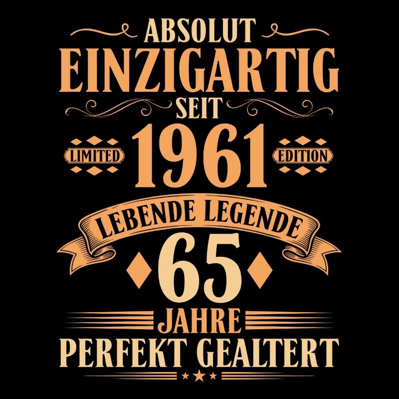 Einzigartig seit 1961 - 65. Geburtstag Vintage