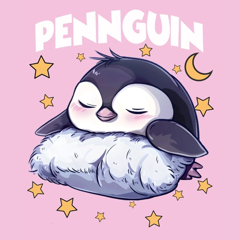 Penguin Pennguin Pajama Late Riser Morning Grouch