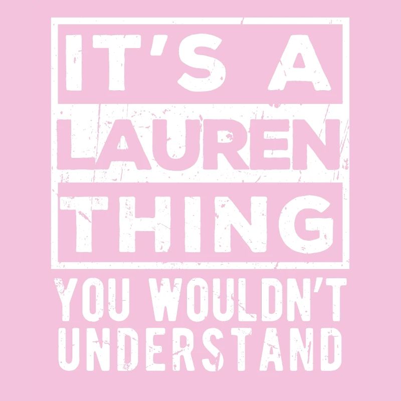 C’est une affaire de Lauren que tu ne comprendrais pas