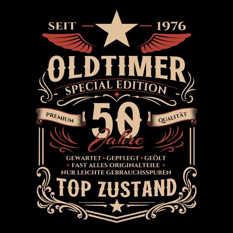 50. Geburtstag Geschenk Mann Oldtimer Vintage 1976