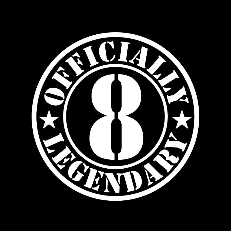 8. Geburtstag Junge Mädchen Offiziell Legende 8