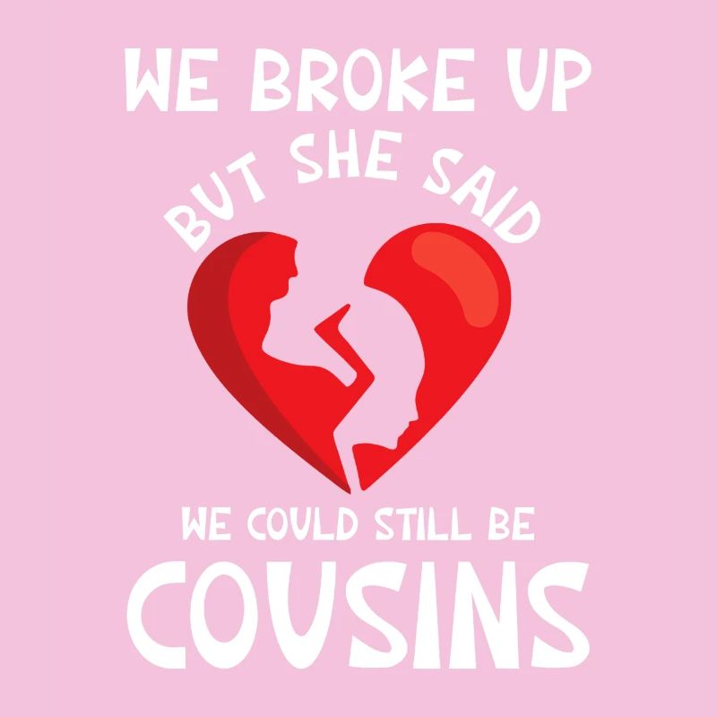 Breakup Cousins Heart Graphic Tee
