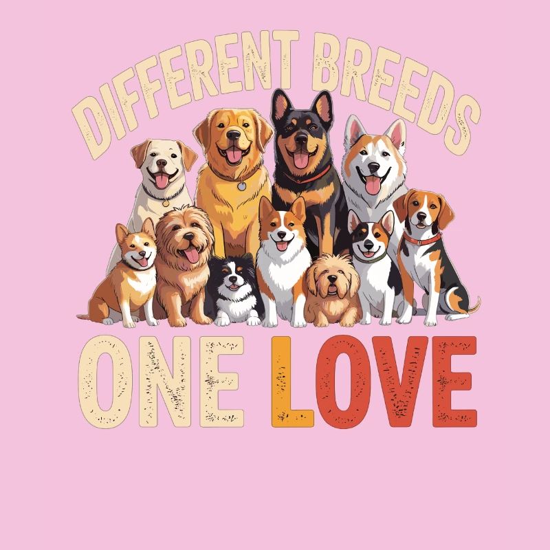 Races différentes : Un aime les chiens